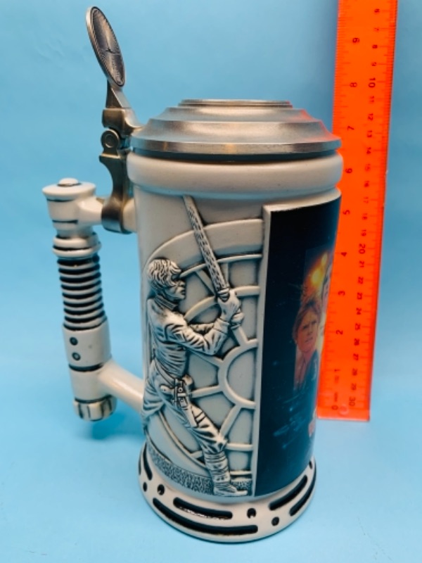 Photo 4 of 766724…9 inch Star Wars stein handcrafted in Brazil 