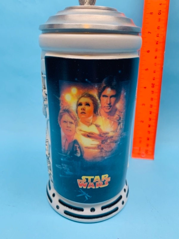 Photo 2 of 766724…9 inch Star Wars stein handcrafted in Brazil 