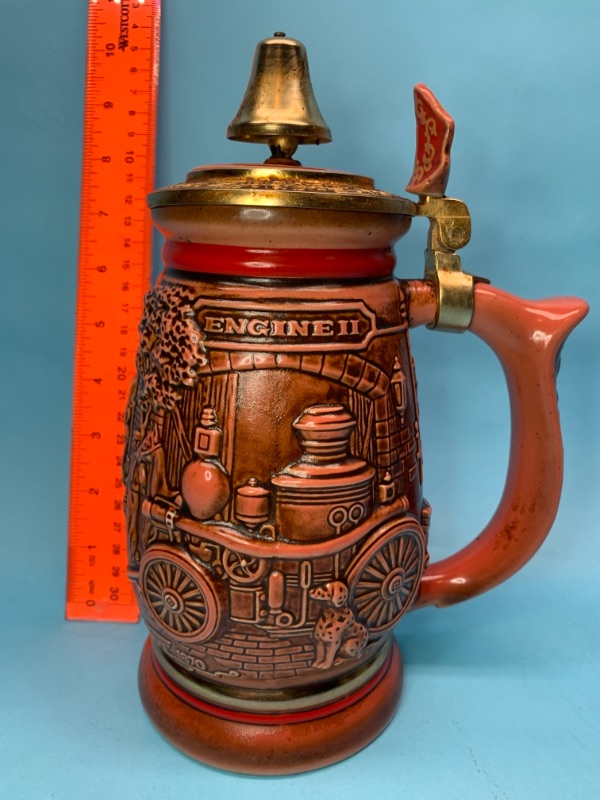 Photo 3 of 766728…vintage 9” firefighters stein 