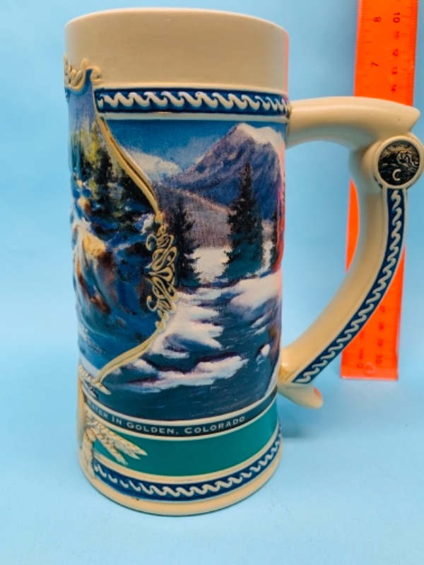 Photo 3 of 766730…7 inch coors waterfall stein handcrafted in Brazil 