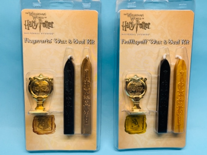 Photo 1 of 766732…2 Harry Potter hufflepuff wax and seal kits in packages 