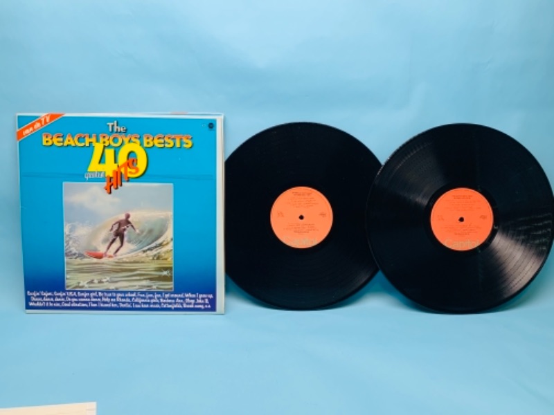 Photo 1 of 766741…beach boys greatest hits vinyl set in great condition for age in plastic sleeve 