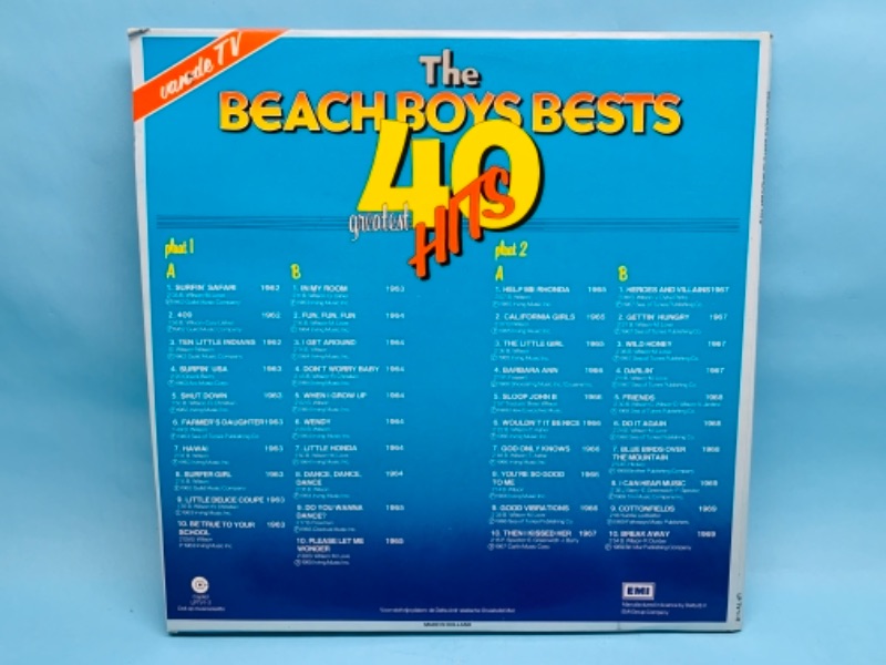 Photo 3 of 766741…beach boys greatest hits vinyl set in great condition for age in plastic sleeve 