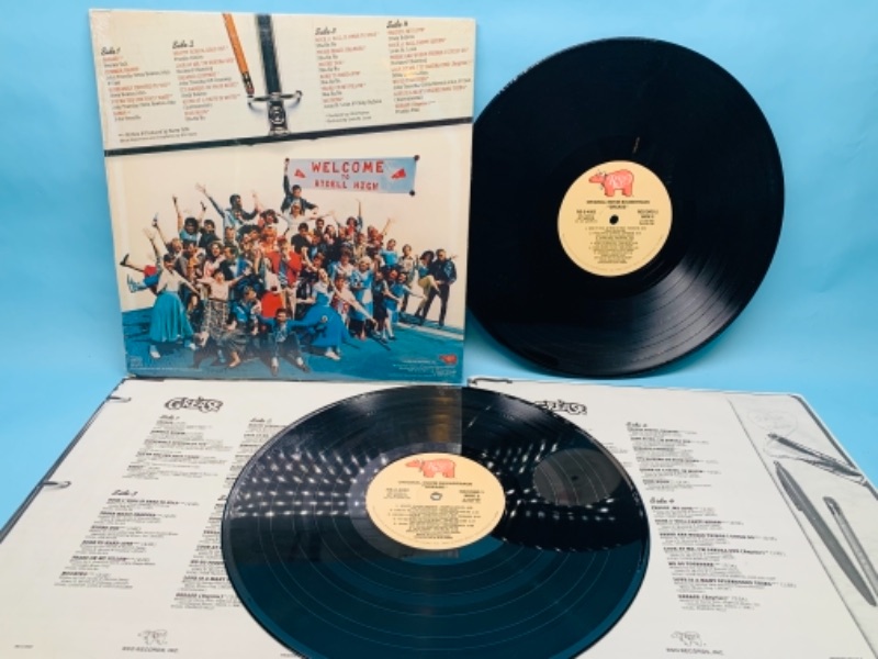 Photo 3 of 766743…1978 grease soundtrack vinyl set in great condition for age in plastic sleeve 