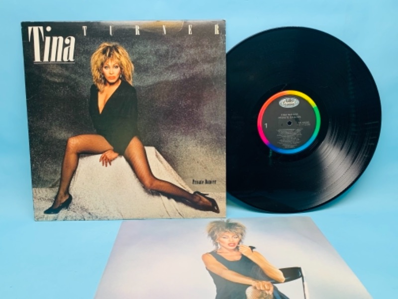 Photo 1 of 766747…1884 Tina turner private dancer vinyl great condition for age in plastic sleeve 