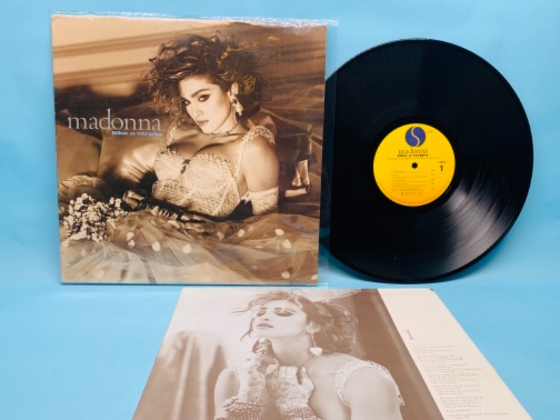 Photo 1 of 766749…1984 Madonna like a virgin vinyl great condition for age in plastic sleeve 