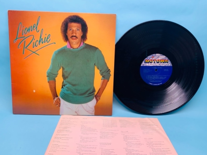 Photo 1 of 766753…Lionel Richie vinyl good condition for age in plastic sleeve 