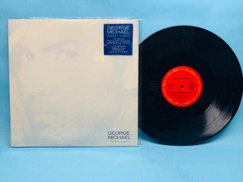 Photo 1 of 766757…1987 George Michael father figure vinyl great condition for age in plastic sleeve 