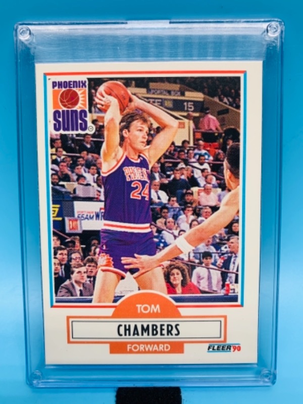 Photo 1 of 766765…fleer Thomas chambers card 146 in hard plastic case 