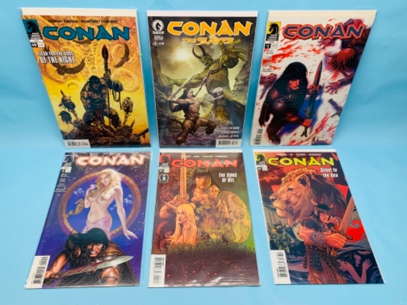 Photo 1 of 766772…6 Conan comics in plastic sleeves