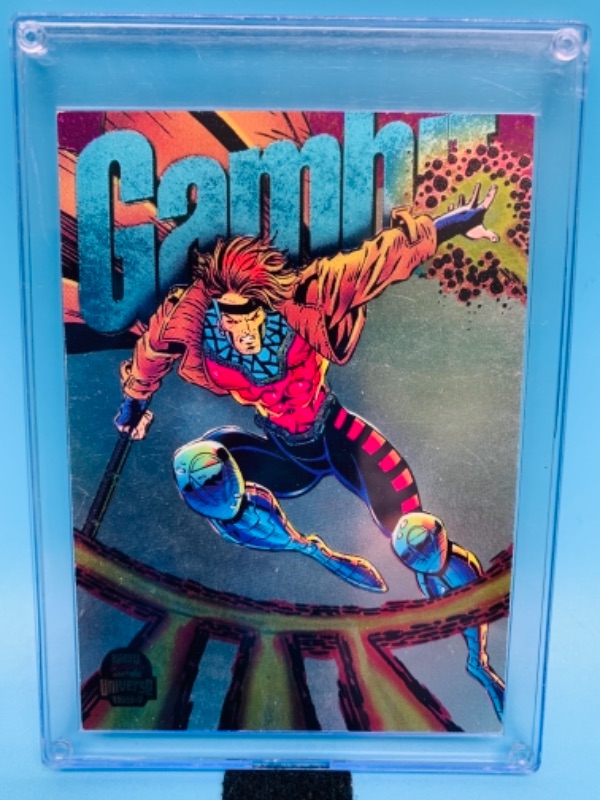 Photo 1 of 766795…1994 gambit Limited edition foil power blast card in hard plastic case