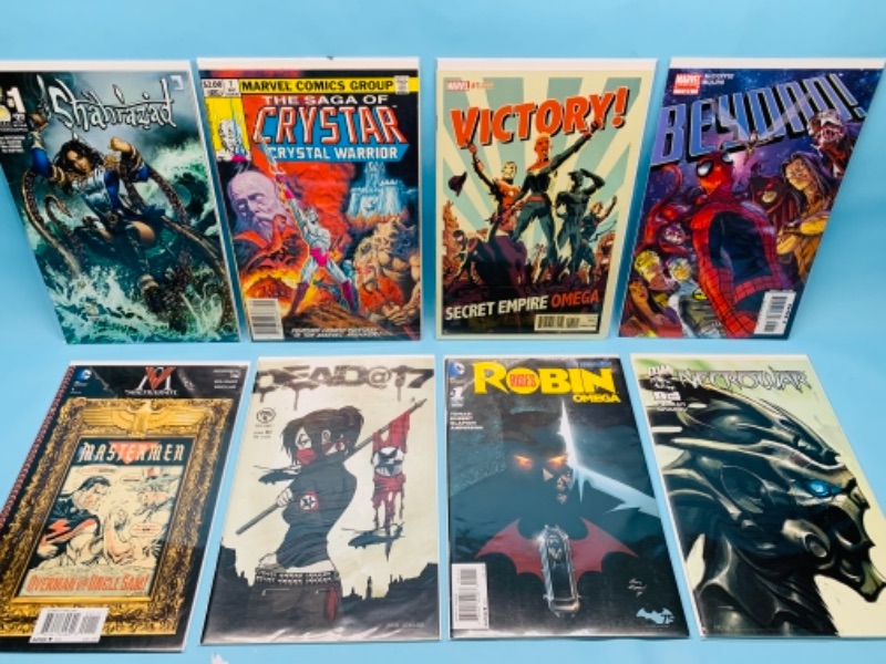 Photo 1 of 766802…8 comics all no.1’s in plastic sleeves 