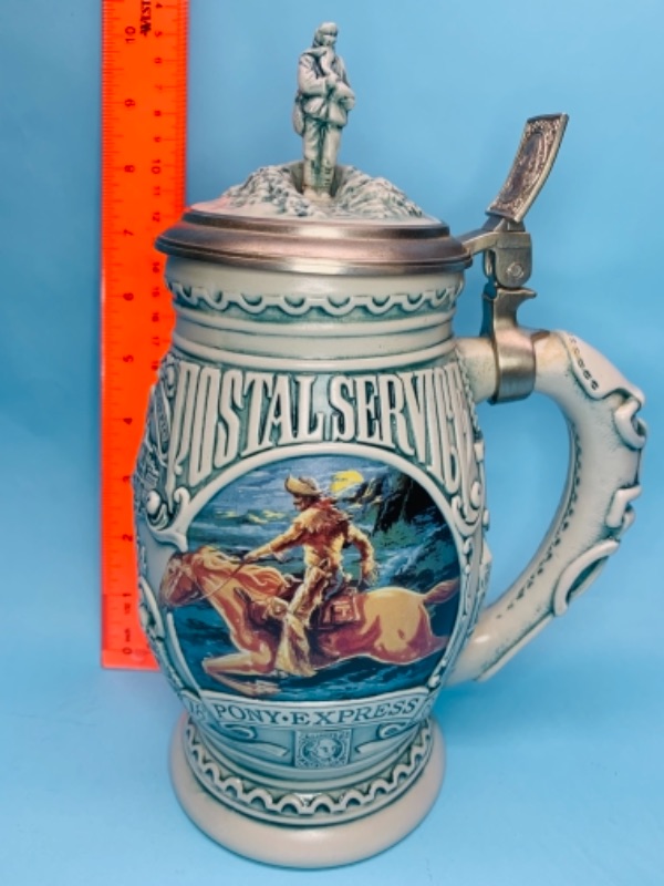 Photo 1 of 766827…10 inch postal service stein handcrafted in Brazil 