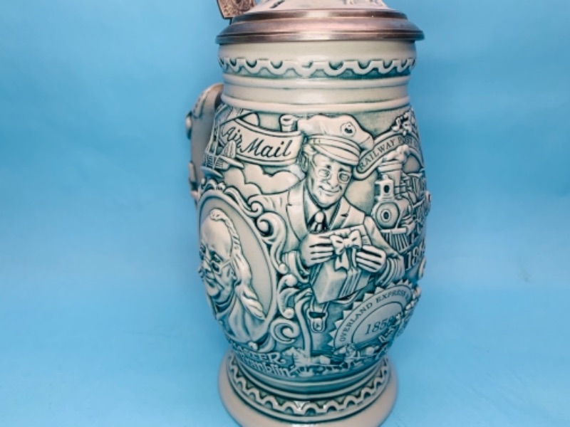 Photo 2 of 766827…10 inch postal service stein handcrafted in Brazil 