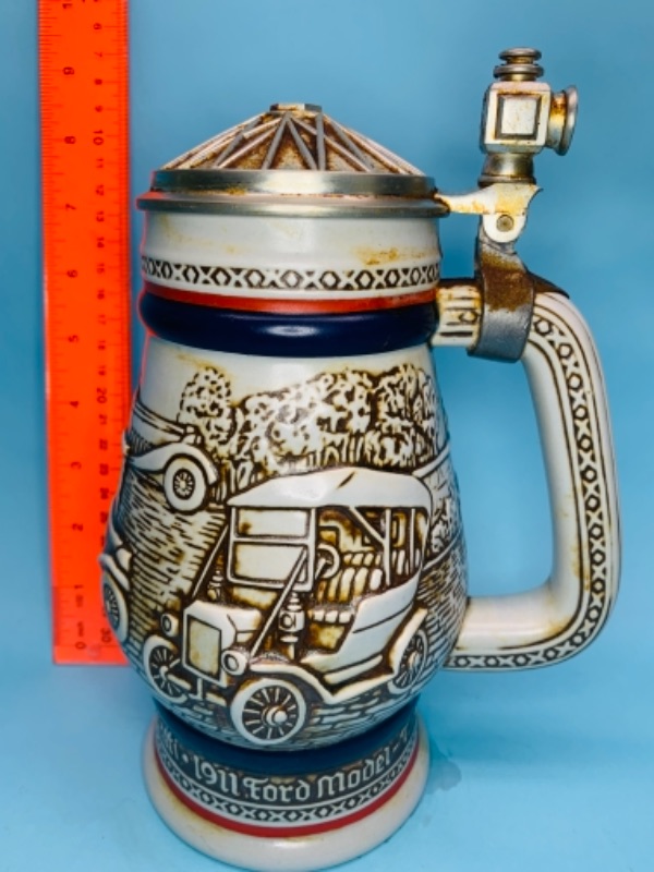 Photo 1 of 766851…9 inch old car stein handcrafted in Brazil 