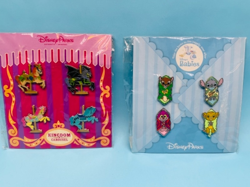 Photo 1 of 766856…Disney babies and carousel pins in packages 