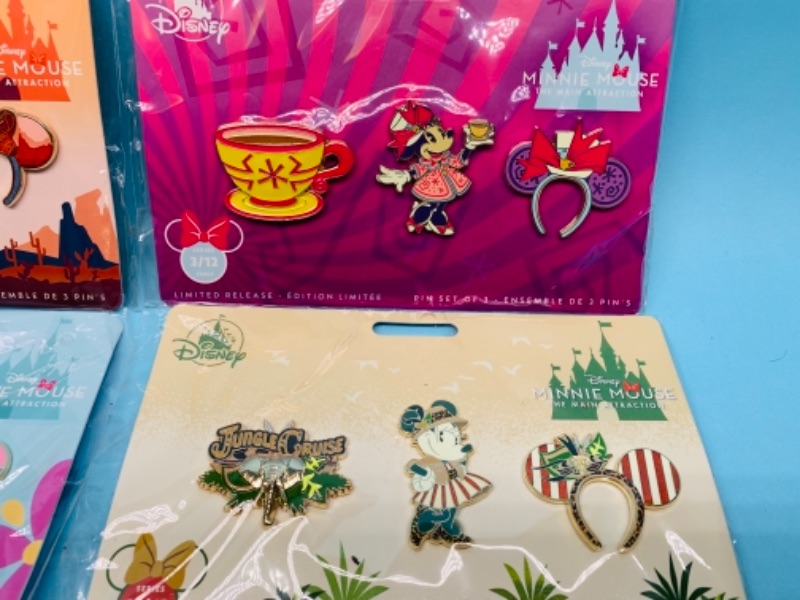 Photo 3 of 766857…4 sets Disney limited release pins in packages 12 pins total 