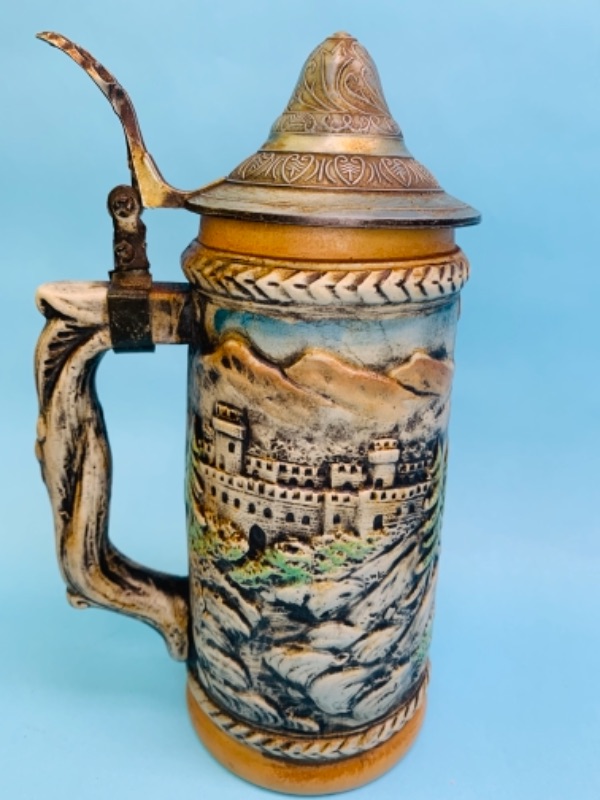 Photo 4 of 766872…vintage 8 inch German lidded stein 