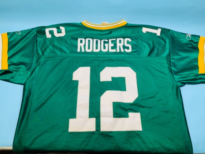 Photo 2 of 766884…Green Bay Rodgers #12 jersey size 60 