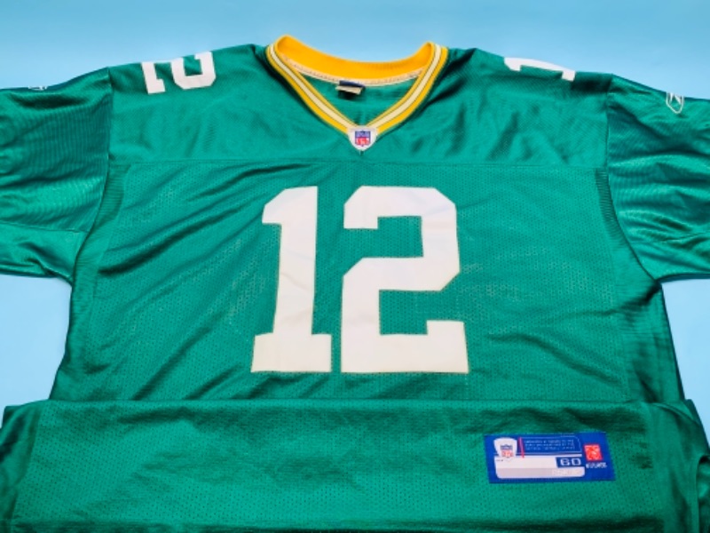 Photo 1 of 766884…Green Bay Rodgers #12 jersey size 60 