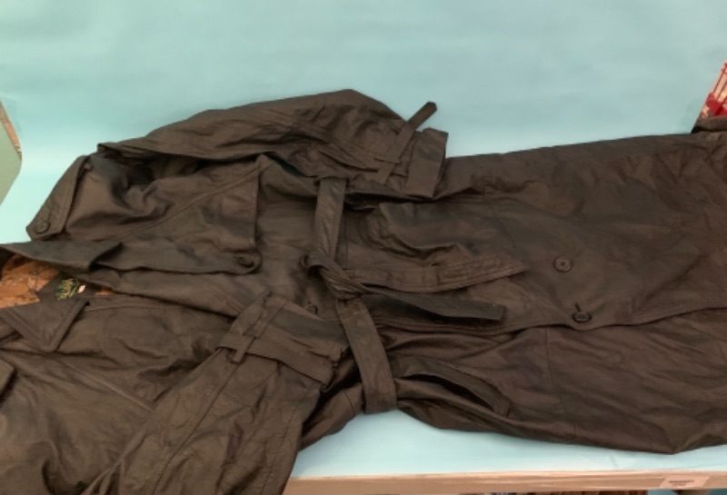 Photo 5 of 766890…xl kaluha leather trench coat 