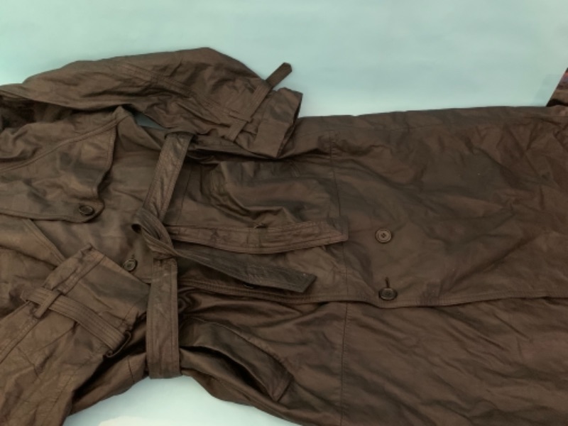Photo 4 of 766890…xl kaluha leather trench coat 