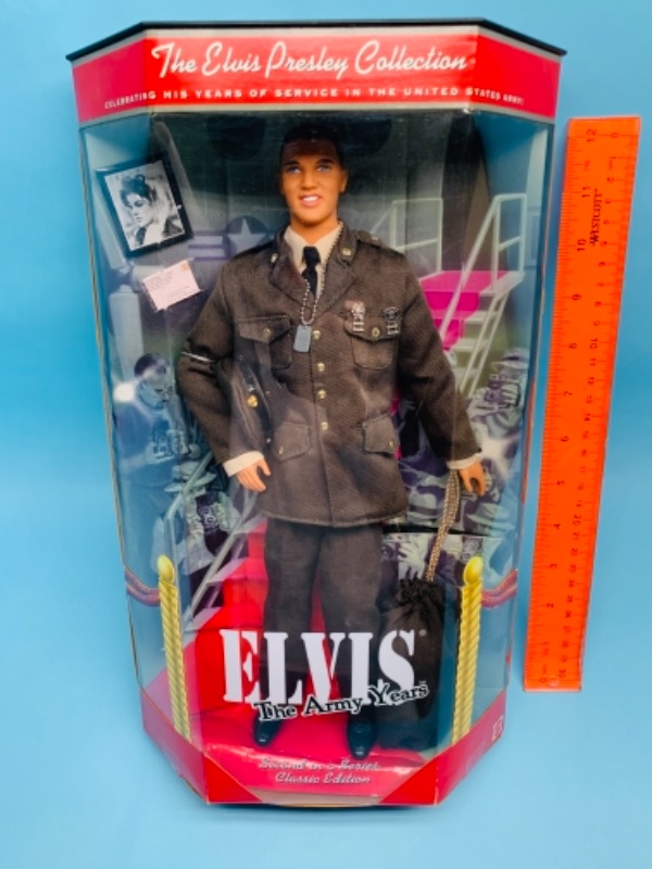 Photo 1 of 766906…vintage Elvis Presley the army years doll in original box 