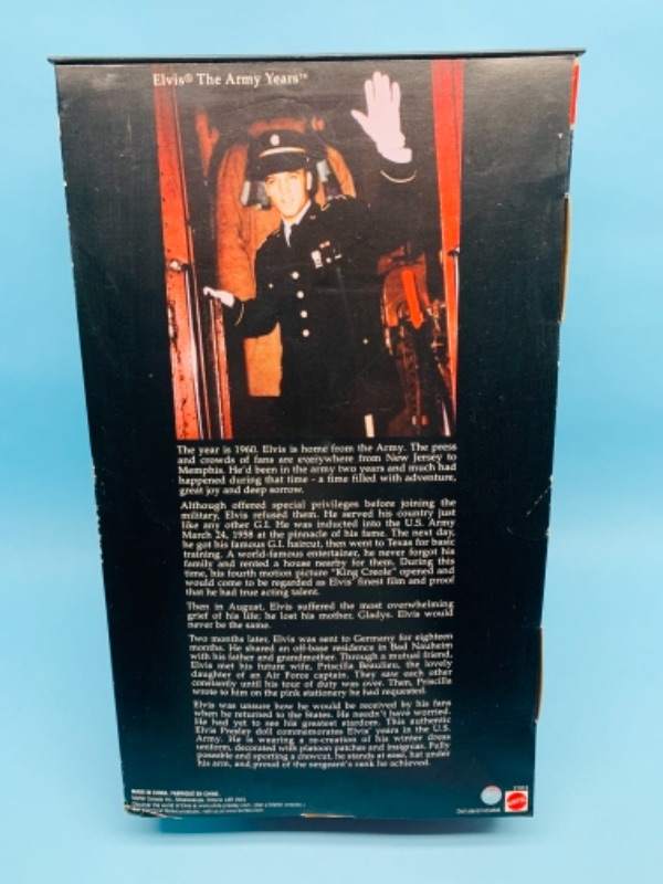 Photo 2 of 766906…vintage Elvis Presley the army years doll in original box 