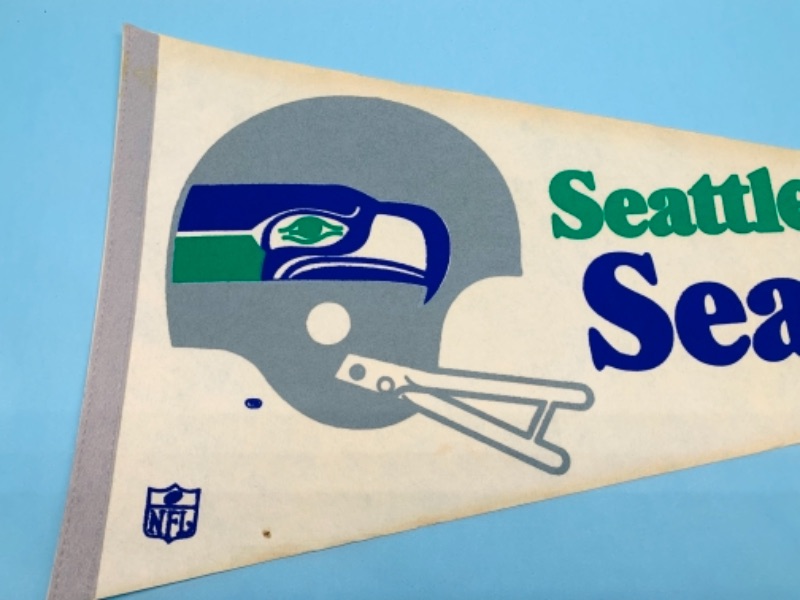 Photo 2 of 766910…vintage Seattle Seahawks pennant 