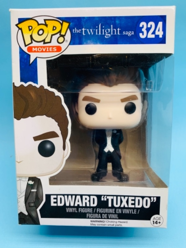 Photo 1 of 766936…Funko pop Twilight Saga Edward tuxedo Vinyl figure in original box