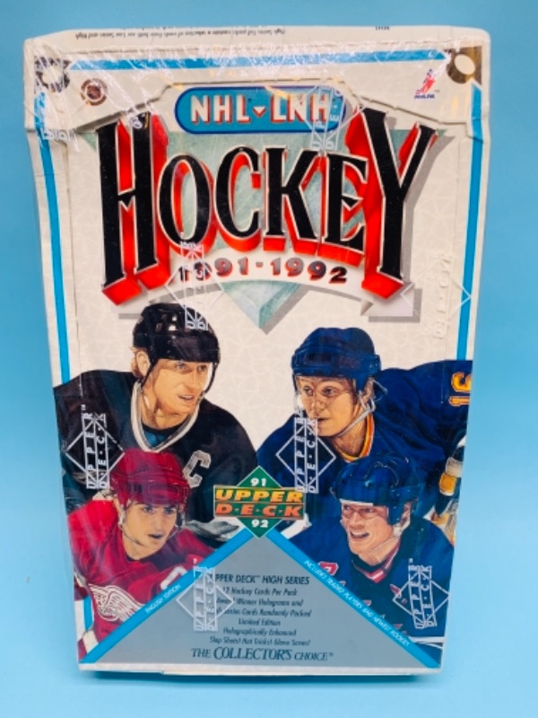Photo 1 of 766943…sealed 91-92 upper deck hockey collectors choice card set in sealed box 