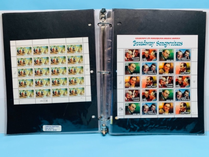 Photo 5 of 766953…binder full of collectible stamps $215.00 face value of stamps 