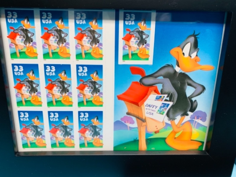 Photo 3 of 766954…3 nicely framed Warner bros. Collectible stamps 