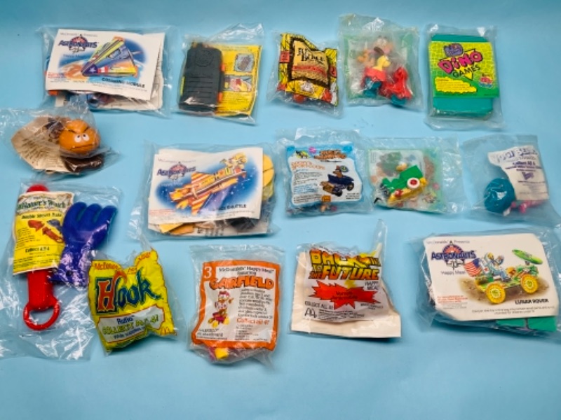 Photo 1 of 766962…15 vintage McDonald’s toys in packages 