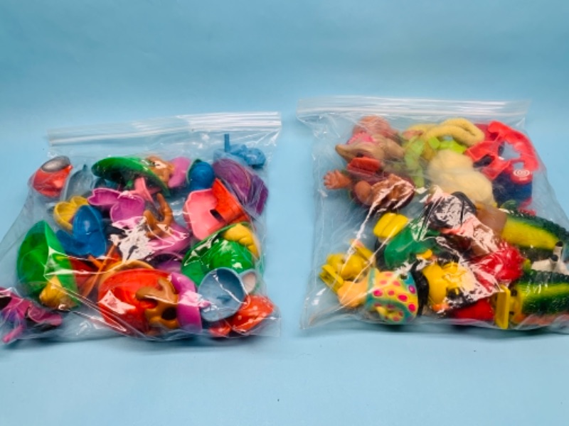Photo 1 of 766970…2 bags of vintage toys and parts