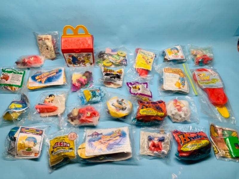 Photo 1 of 766971…27 vintage sealed McDonald’s toys 