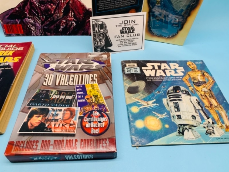 Photo 3 of 766972…vintage Star Wars magazine, book, fan club figures and more 