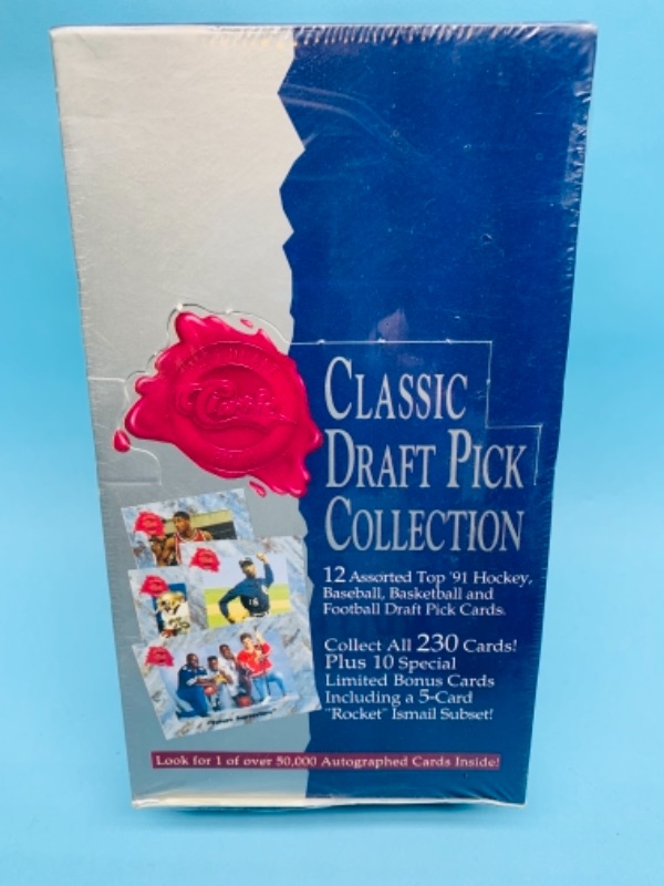 Photo 1 of 766973…sealed draft pick collection sports cards - look for autographed card inside