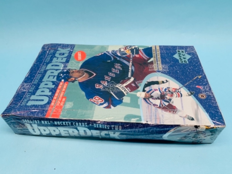 Photo 3 of 766974…sealed 96-97 upper deck hockey cards series 2  with game worn jersey cards