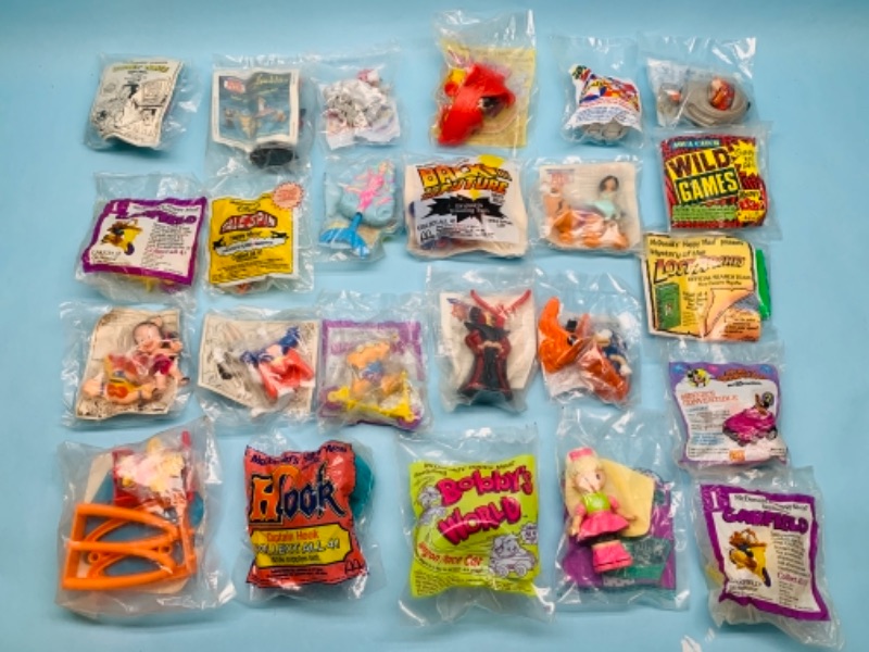 Photo 1 of 767034…24 sealed vintage McDonald’s toys - Disney, looney toons, sonic and others 