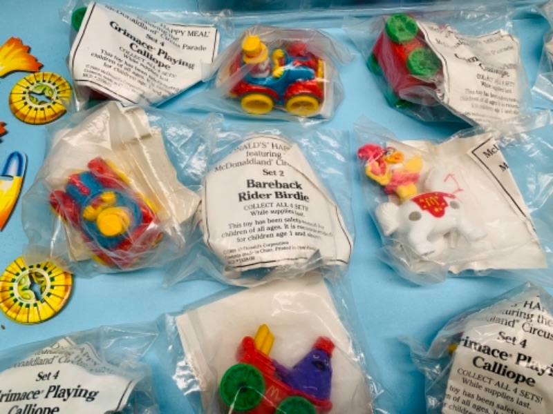 Photo 3 of 767044… vintage McDonald’s circus parade in packages and astronauts happy meal sets 