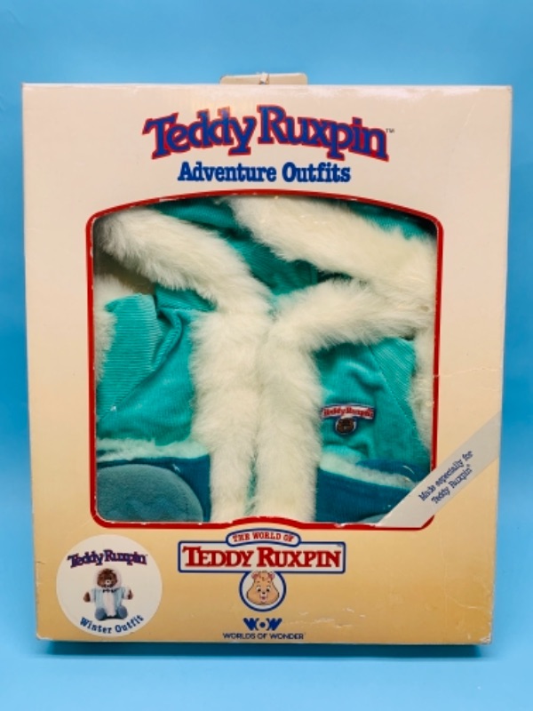 Photo 1 of 767048…vintage teddy ruxpin winter adventure outfit in original box