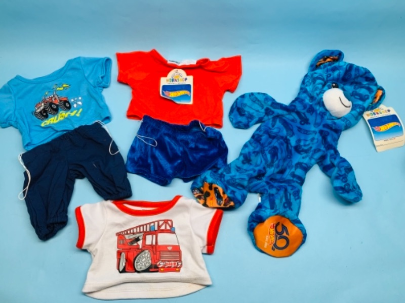 Photo 1 of 767071…unstuffed hot wheels build a bear and clothing