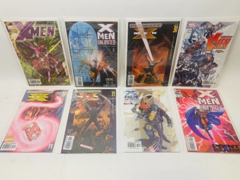 Photo 1 of 767084… 8 X-men comics in plastic sleeves 