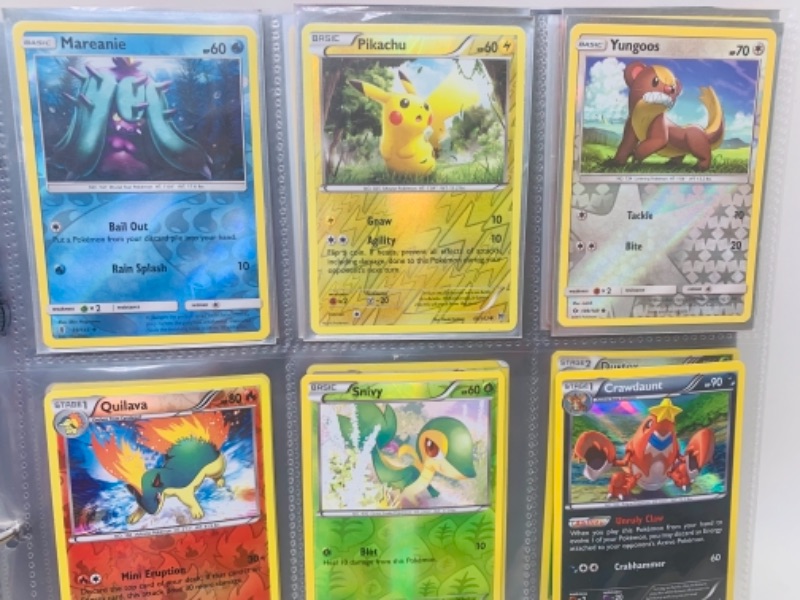 Photo 4 of 767097… 41 Pokémon 2012-2017 halo cards in binder 