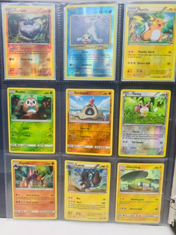 Photo 5 of 767097… 41 Pokémon 2012-2017 halo cards in binder 