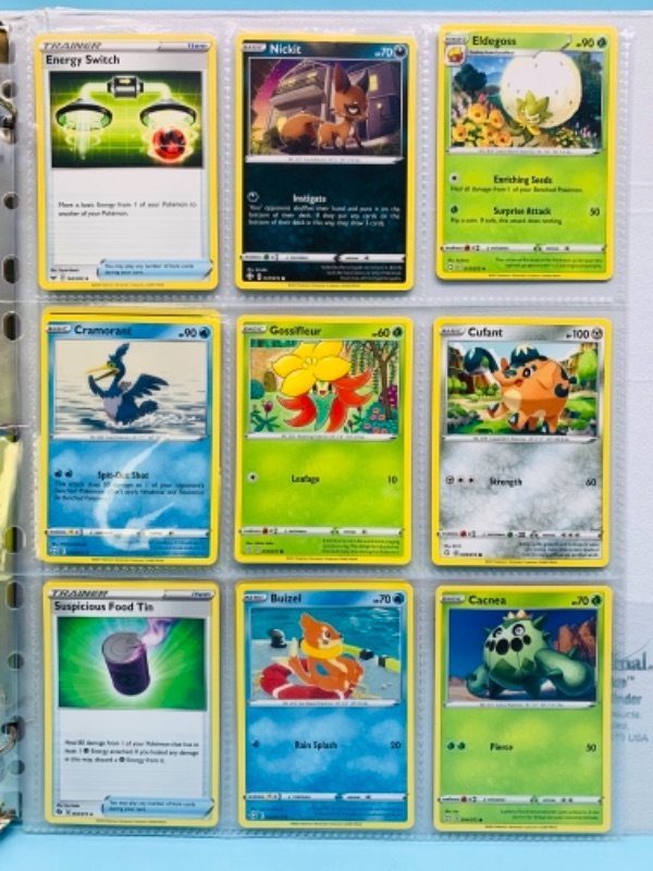 Photo 2 of 767115…78 Pokémon 2012 trading cards in binder- not all pages are photographed 
