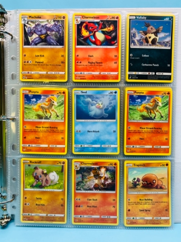 Photo 1 of 767118…81 Pokémon 2012 trading cards in binder not all pages are photographed 