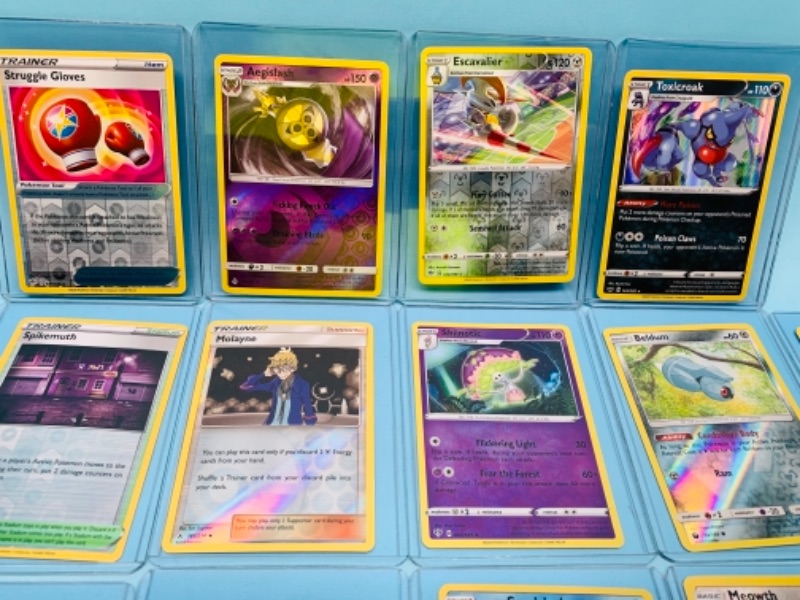Photo 2 of 767121…16 Pokémon reverse halo 2012 trading cards in plastic sleeves 