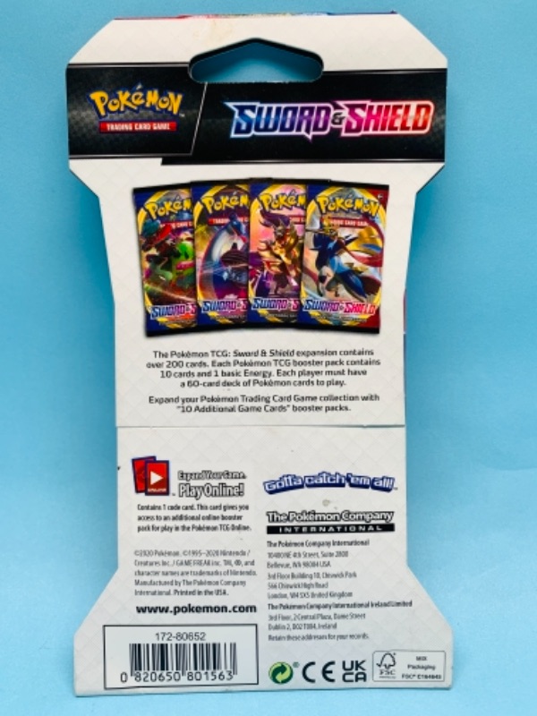Photo 2 of 767123… sealed Pokémon sword and shield booster pack 